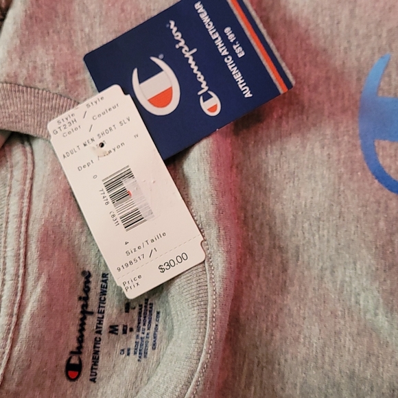 Mens Med. Size Champion tee NWT - Picture 5 of 5